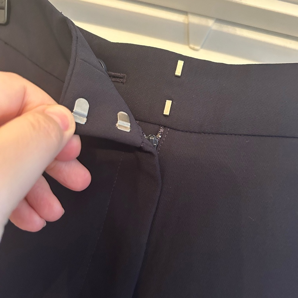Talbots Navy Slacks Size 6 - image 2